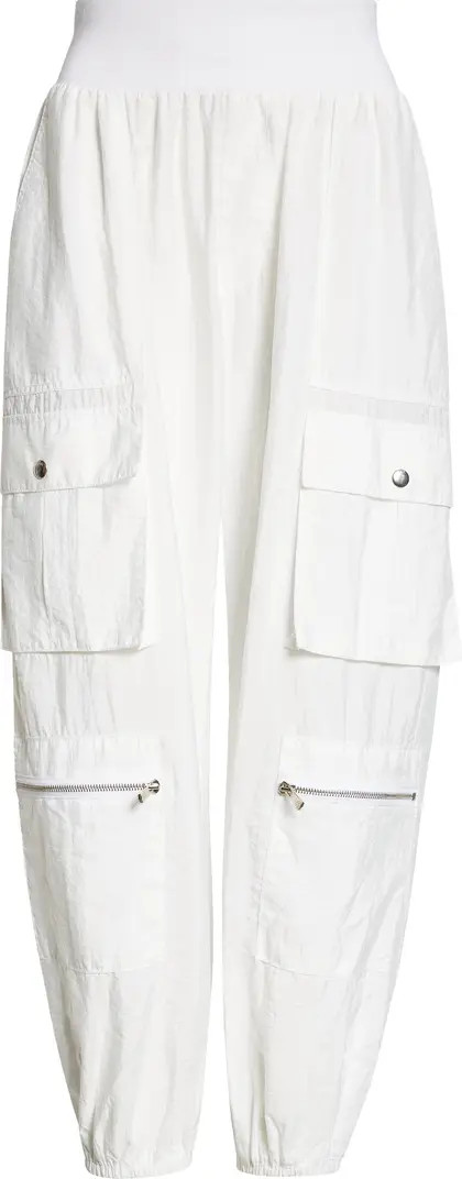 Cinq à Sept Genevive High Waist Crop Cargo Pants | Nordstrom | Nordstrom