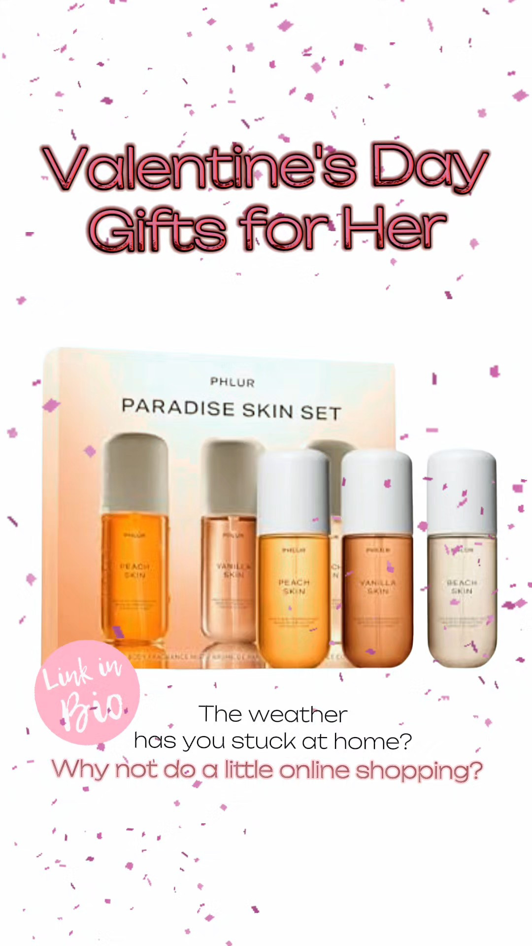 Shop my LTK @Mellovesthisnthat on the @LTK app to viewValentine's Day gifts for her💕 She will love these yummy scents!#ValentinesDay #Love #giftsforher #phlur #LTK 

#LTKValentine #LTKSeasonal