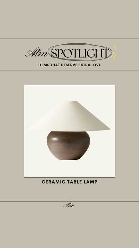 ATM Spotlight - Ceramic Table Lamp! 

west elm, west elm finds, west elm lamp, lamp find, ceramic lamp, large lamp, large table lamp 

#LTKhome
