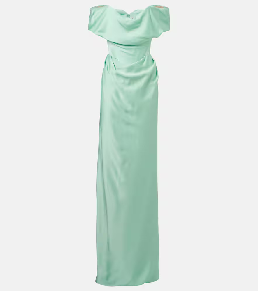 Vivienne Westwood Nova Cocotte satin corset gown | Mytheresa (US/CA)