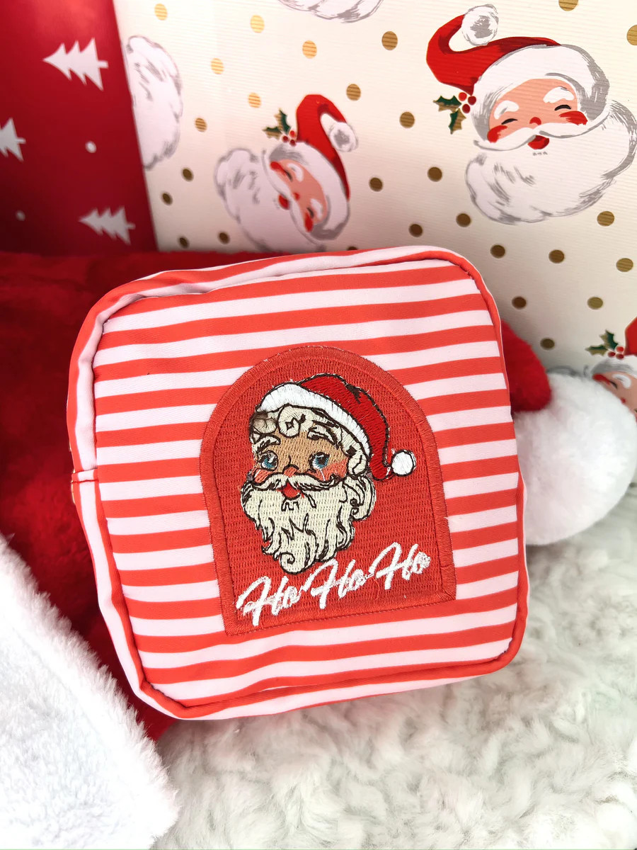Santa Patch - Red Stripe Mini | KenzKustomz