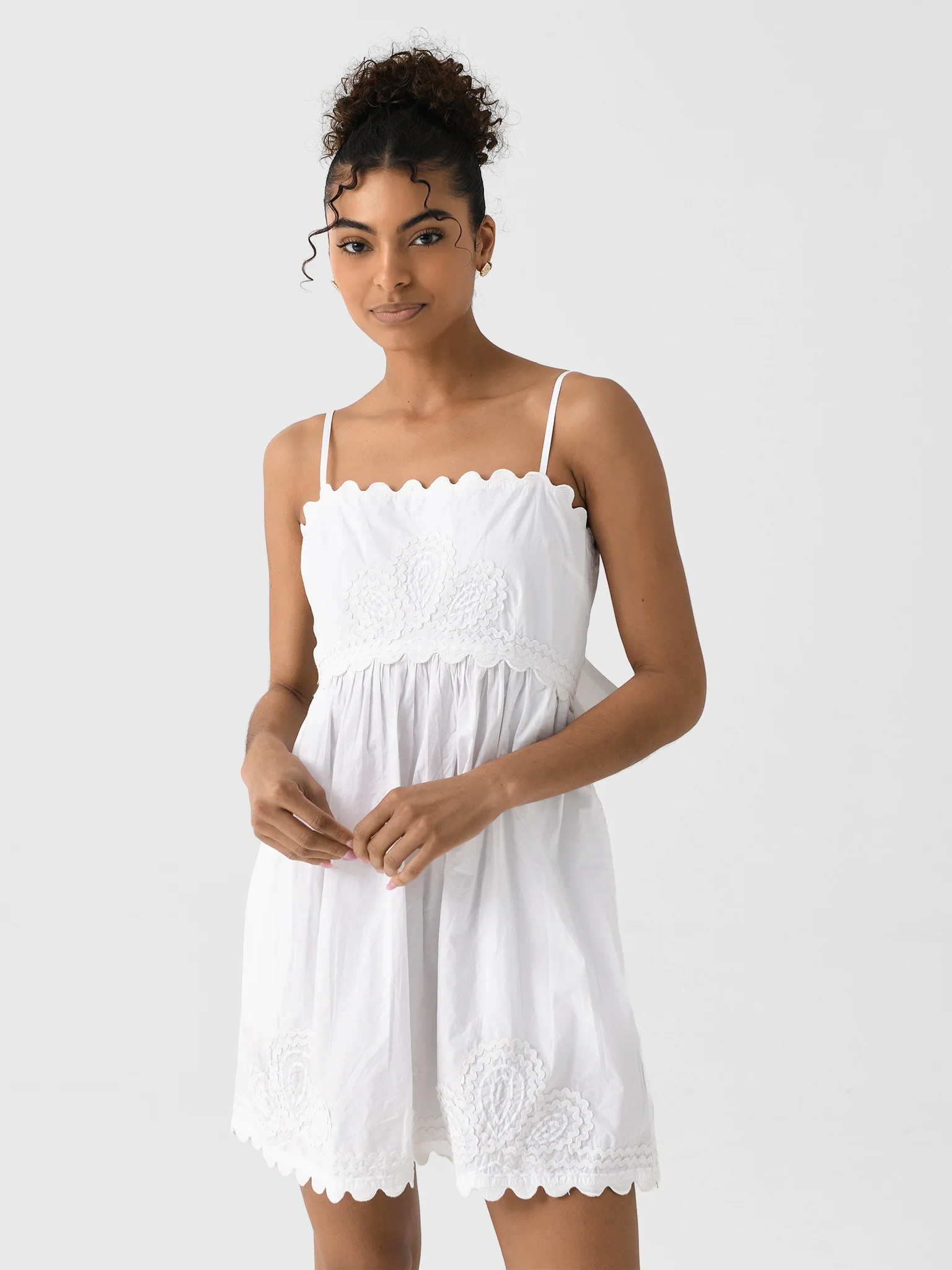 JULIET DUNN
                      
                     Women's Embroidered Mini Dress | Saint Bernard