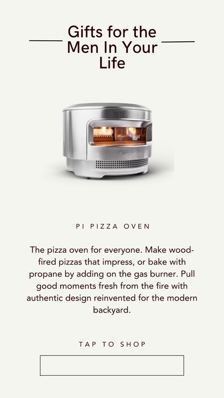 The pizza oven for everyone made on wood and with propane gas 