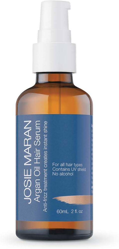 Josie Maran Argan Oil Hair Serum - Enhance Color and Smooth Frizz For Glossy and Silky Repaired E... | Amazon (US)