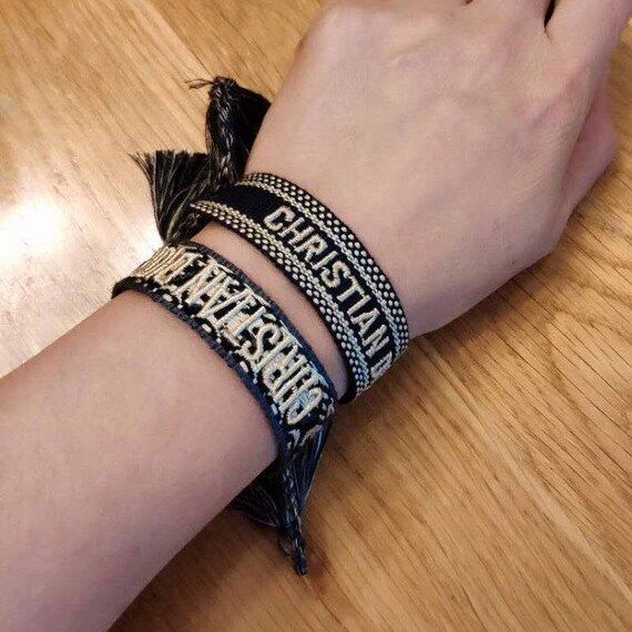 Designer inspired bracelet,woven friendship bracelet ,woven cotton bracelet,handmade woven bracel... | Etsy (US)