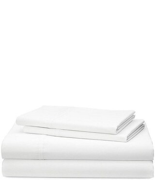475-Thread Count Home Spencer Solid Cotton Sheet Set | Dillard's