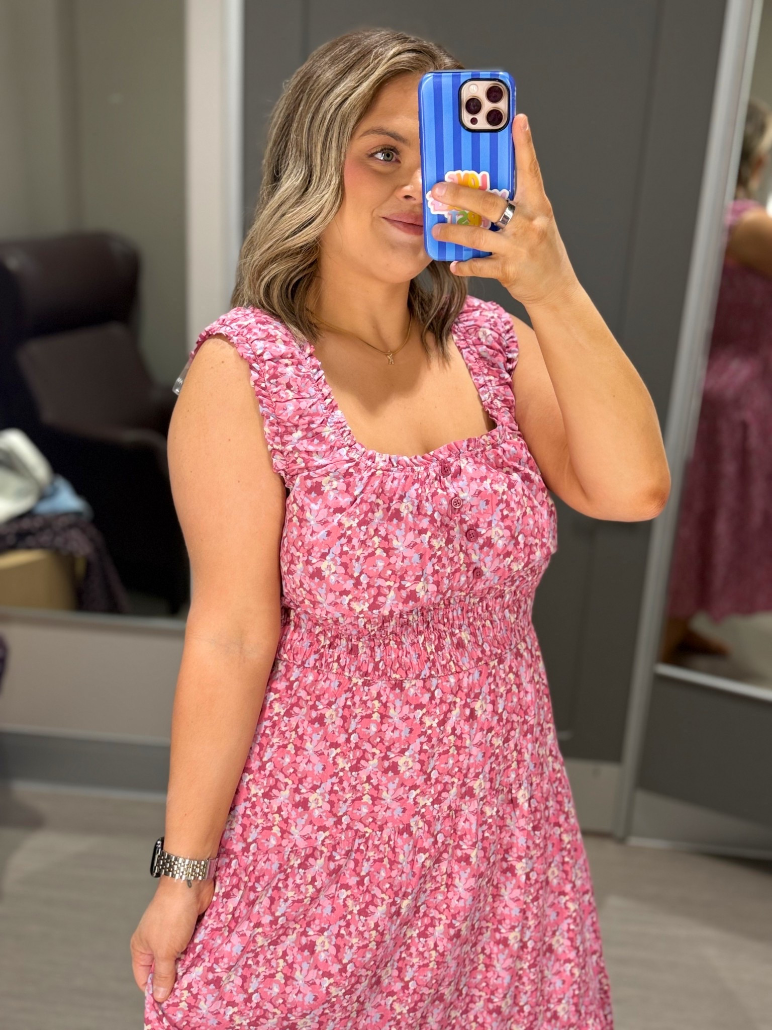 The prettiest pink floral maxi 🌸💗 I love the smocked waist + flowy fit — it’s so comfortable but still feels feminine and put together. Perfect for church, brunch, or spring events. #LTKStyle #LTKFinds #PinkDress #FloralDress #SpringStyle #MomStyle #MaxiDress #FeminineStyle #ChurchOutfit #AffordableFashion

#LTKmomlife #LTKMidsize #LTKU