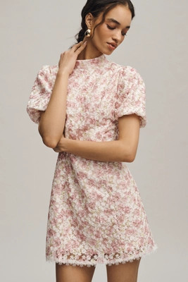 Arose Studio Puff Sleeve Mini Dress | Anthropologie (US)