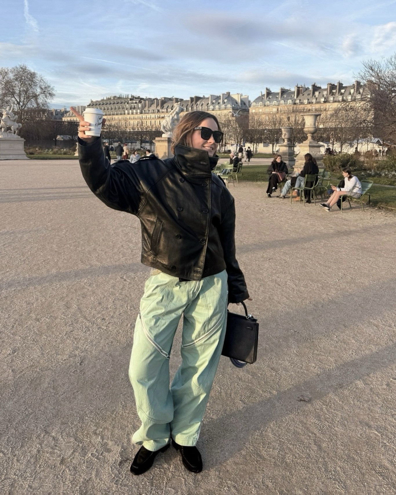 Colorful & trendy outfit for a day in December💚🖤  

#LTKeurope #LTKwinter #LTKstyletip