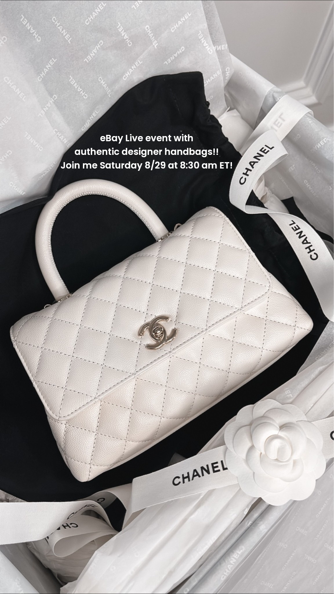 eBay Live is an interactive livestream shopping platform where buyers can watch curated broadcasts, chat in real-time, and purchase or bid on items directly from creators, brands, and sellers. The one I’m tuning in for has 100% authentic designer handbags!!! It’s happening tomorrow (8/29) at 8:30 am ET. 🤎