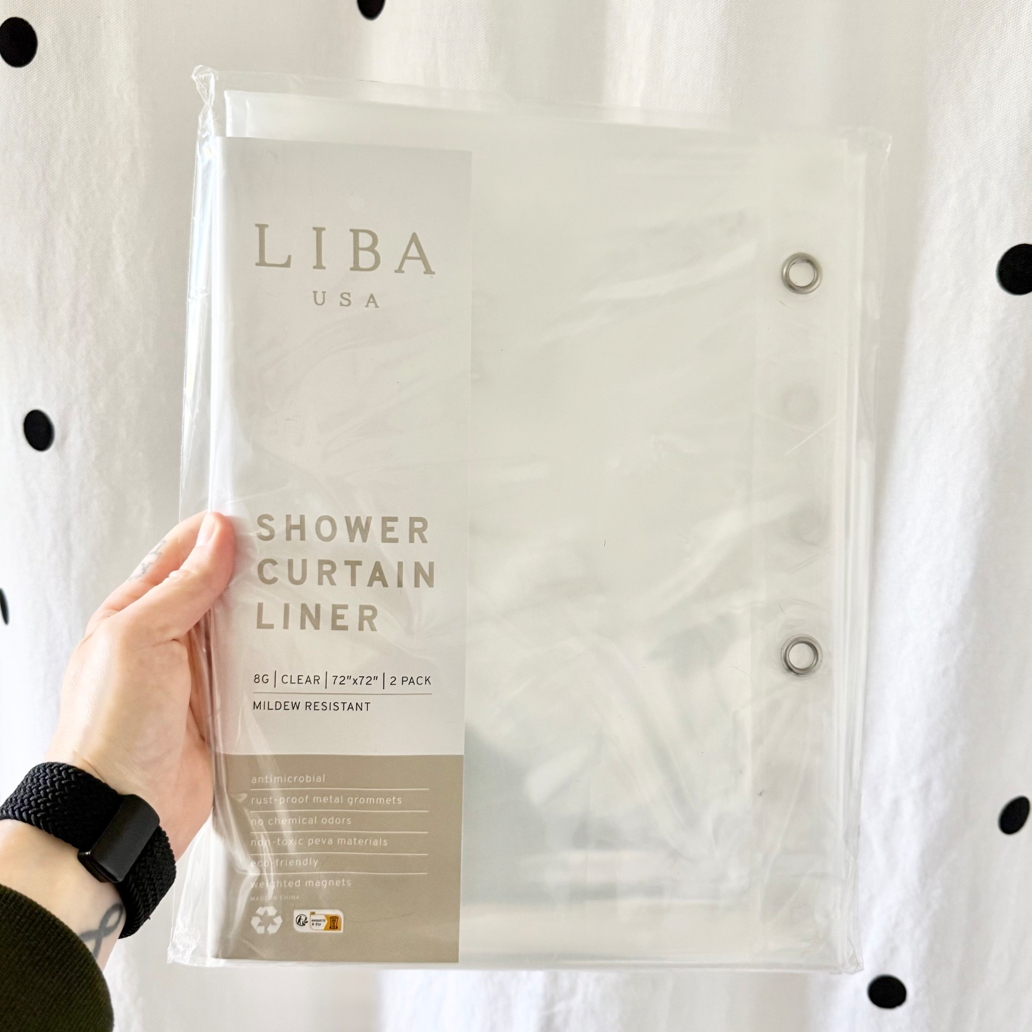 LiBa Shower Curtain
$18.99 for a two pack

#LTKHome