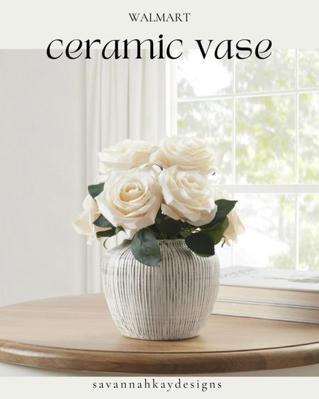 This vase comes in two different colors and two different sizes and is soo pretty in person! 

#walmart #walmarthome #homedecor #vase #ceramic #pottery

#LTKstyletip #LTKfindsunder50 #LTKhome