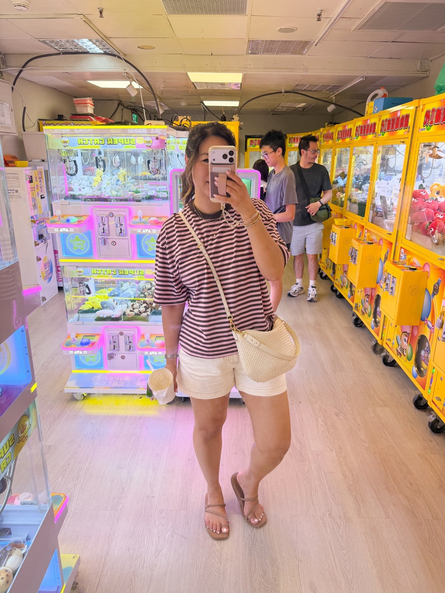 Asia Casual Mom Fit
Striped Tee: Small
Shorts: 8