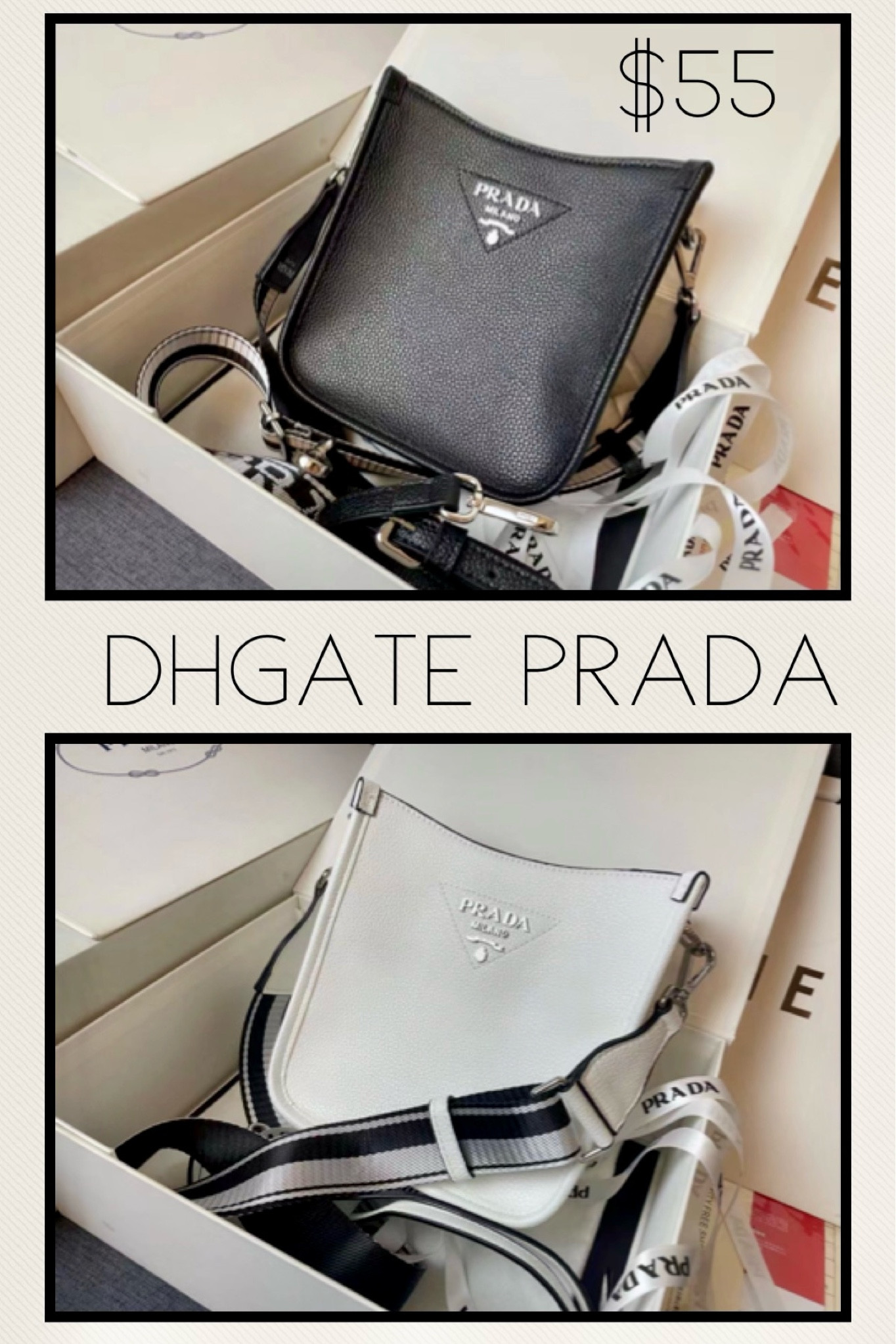 Womens Handbag Dhgate Deals Prada Nylon Shoulder Bag