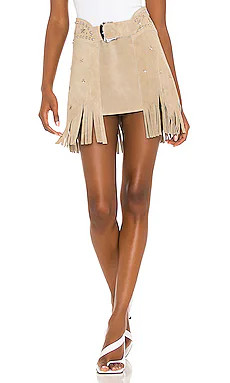 Understated Leather X REVOLVE Paris Texas Full Skirt in Dust from Revolve.com | Revolve Clothing (Global)