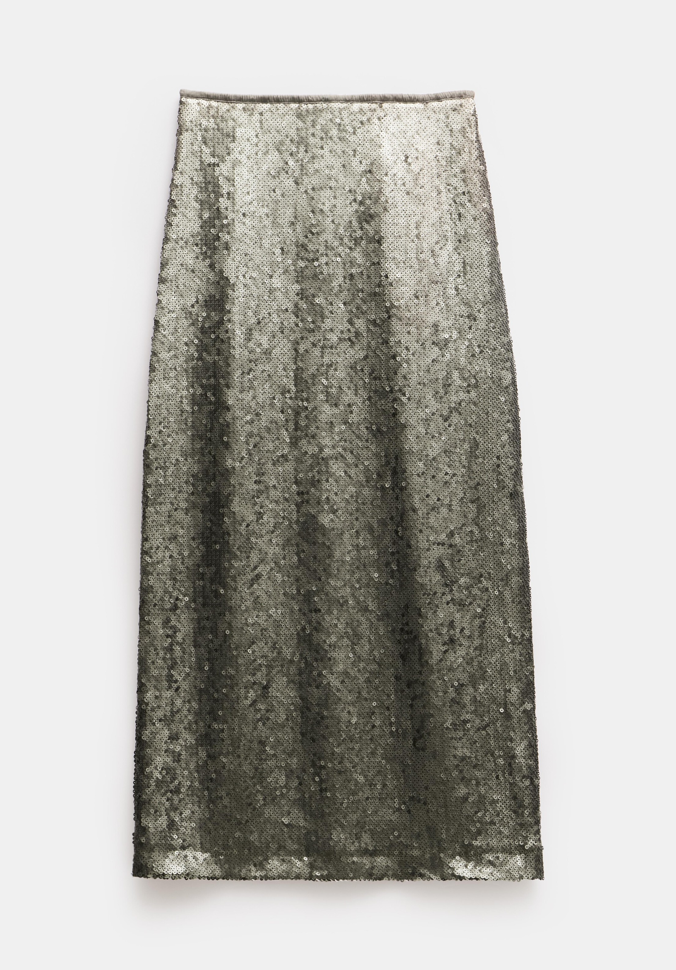 Anais Sheer Sequin Midi Skirt | Hush UK