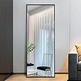 Full Length Mirror Floor Mirror Hanging/Leaning Large Wall Mounted Mirror Horizontal/Vertical Bedroo | Amazon (US)