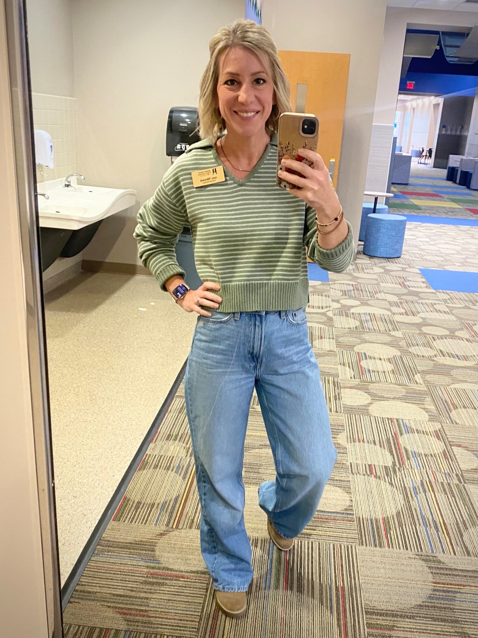 My favorite ultra high waist wide leg jeans are on sale. They fit just right and aren’t too baggy around the top, but with the trending wide leg. Grabbed my sweater on a Black Friday deal. Shop in LTK! 😘