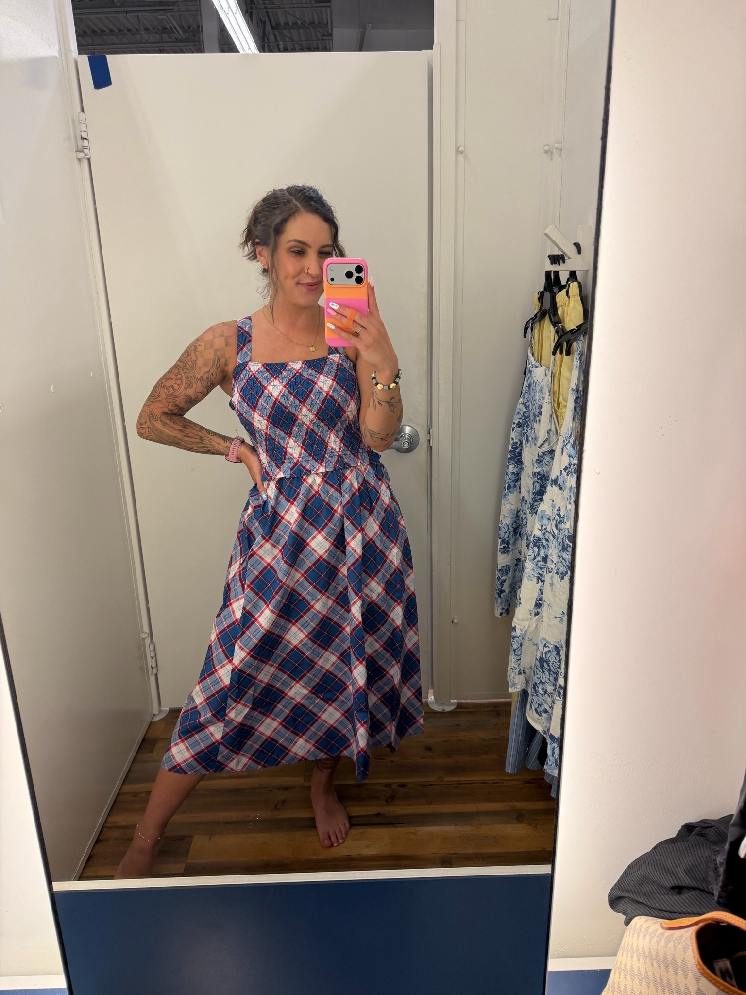 Such a cute smocked midi dress. Comes in multiple colors. I’m wearing small.

#LTKSaleAlert #LTKSeasonal #LTKootd