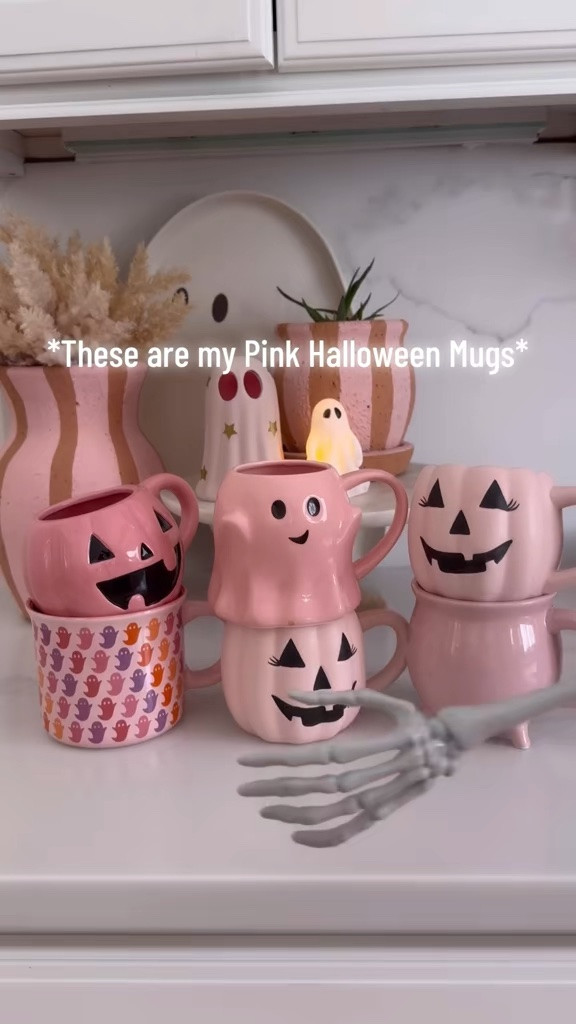 My favorite pink Halloween mugs 🎃🩷🩷 #halloween2026 #summerween

#LTKdayinmylife #LTKSeasonal #LTKHome
