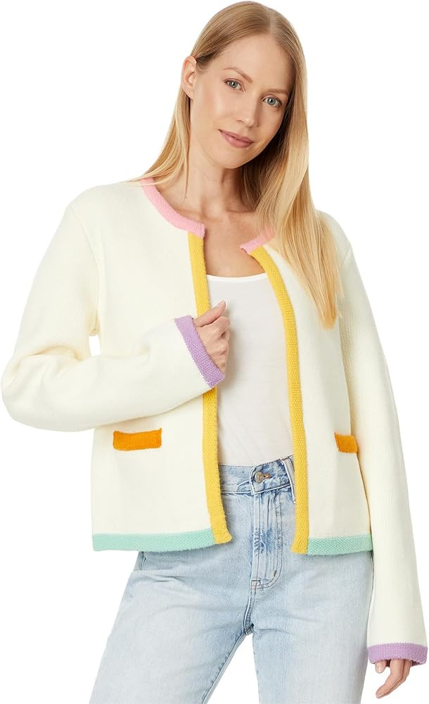 English Factory Women's Color Block Sweater Cardigan | Amazon (US)