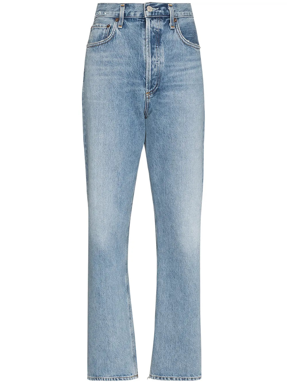 '90s Pinch Waist straight-leg jeans | Farfetch Global