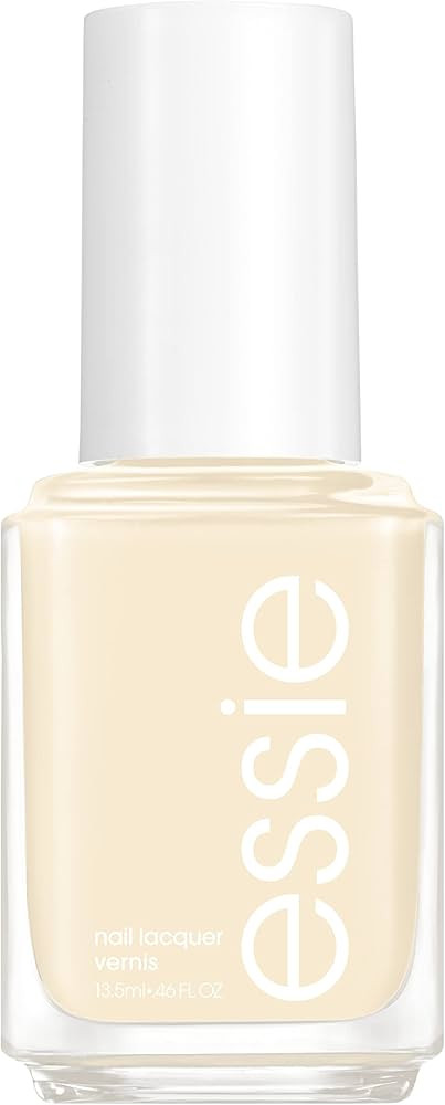 essie nail polish, limited edition spring 2022 collection, pastel yellow nail color with a cream ... | Amazon (US)