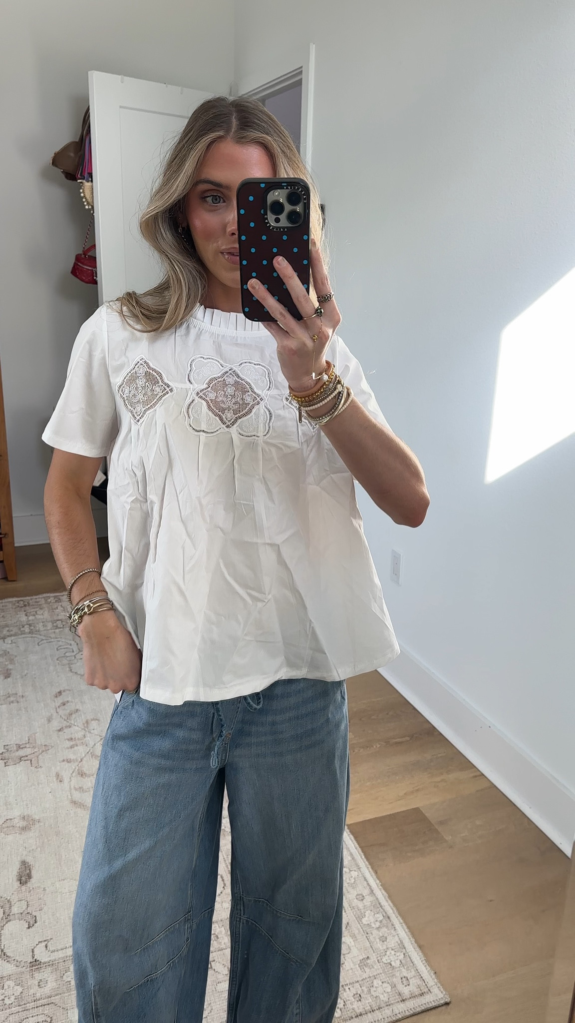 Amazon size small Women's Cotton Lace Flared Blouse Short Sleeve Crew Neck Babydoll Top Mesh Swing Tshirts with Delicate Back Design


#LTKspring #LTKspringtrends #LTKootd