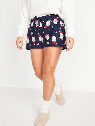 Matching Printed Flannel Pajama Shorts for Women -- 2.5-inch inseam | Old Navy (US)
