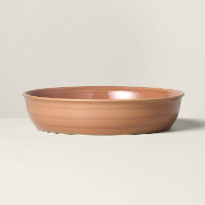 28oz Flared Brim Stoneware Pasta/Grain Bowl Rust - Hearth & Hand™ with Magnolia | Target