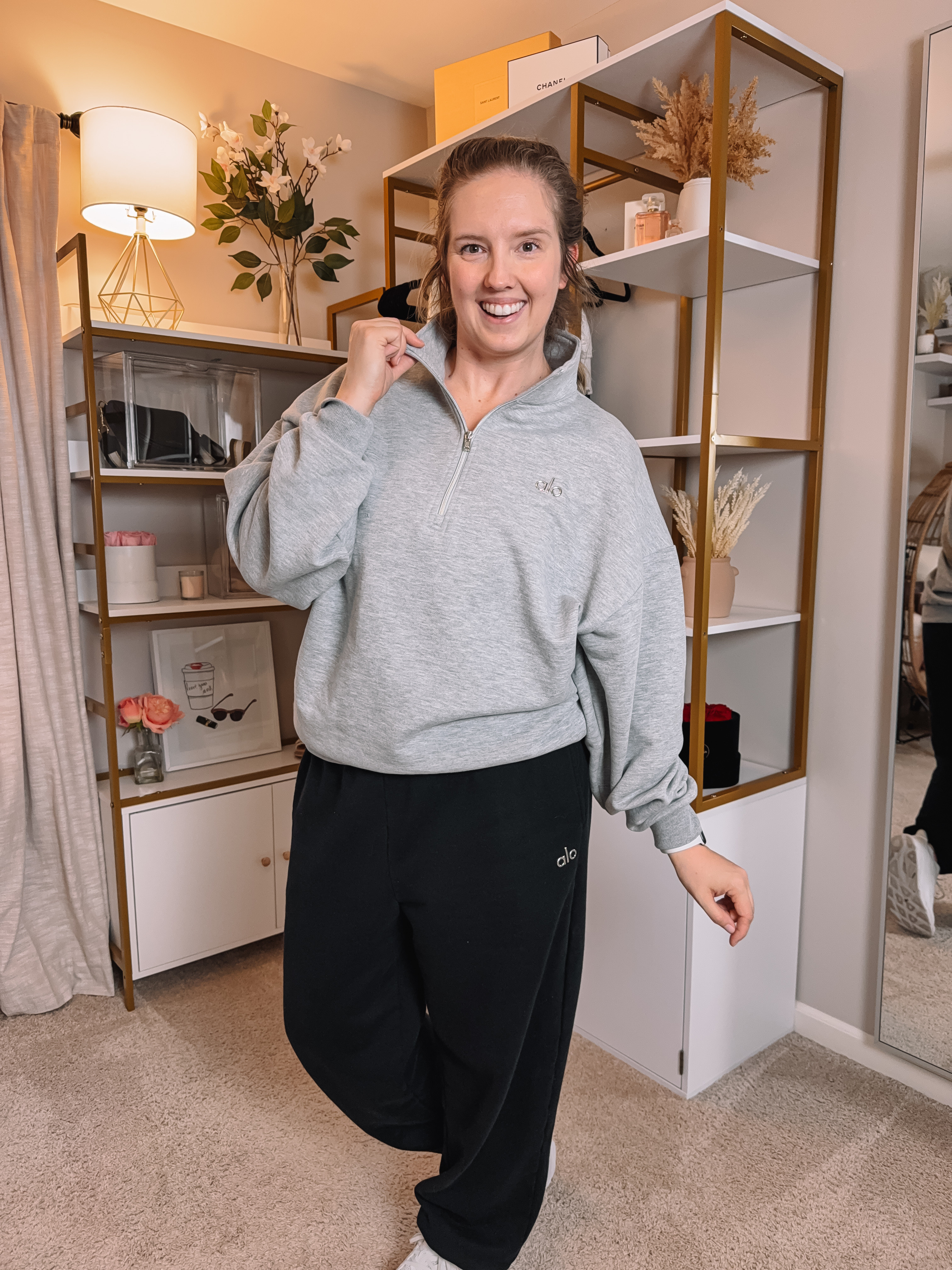 The best sweatsuits and matching sets out there. It takes everything in me to not buy more colors every time a new one releases. 😍 Generously sized, wearing a large in both  

#LTKTravel #LTKMidsize #LTKselfcare