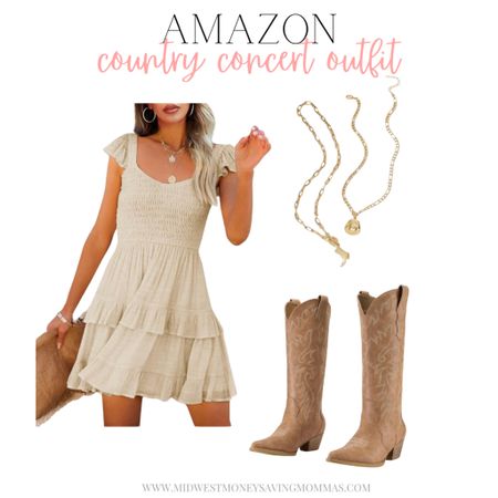 Country concert outfit 

Amazon finds  sundress  mini dress  cowgirl boots  cowboy boots  gold necklace  summer outfit  Nashville outfit

#LTKFestival #LTKSeasonal #LTKStyleTip