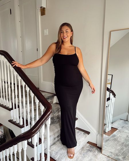 Popilush 3-in-1 dress is on sale now! I wore this dress while pregnant on vacation. The built-in shapewear is amazing. Wearing size XXL. 

#LTKBump #LTKSaleAlert #LTKMidsize