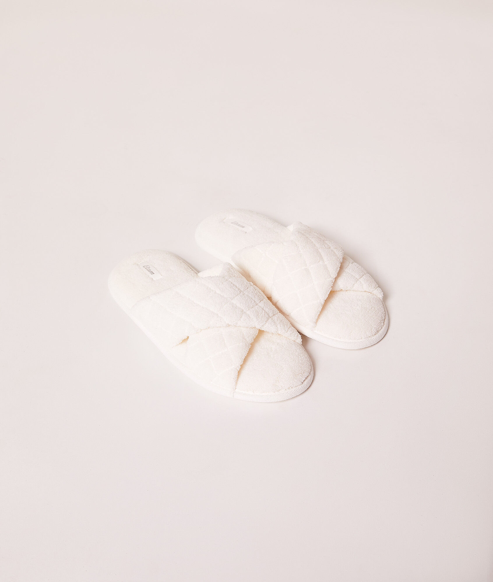 Chaussons mules ouvertes POLYESTER - ETAM | Etam FR