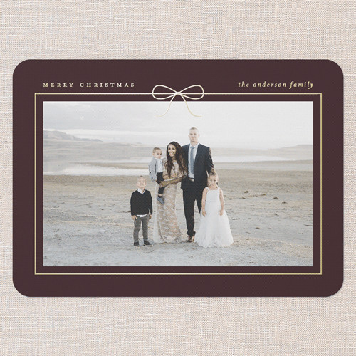 Radiant Bow Holiday Card | Shutterfly