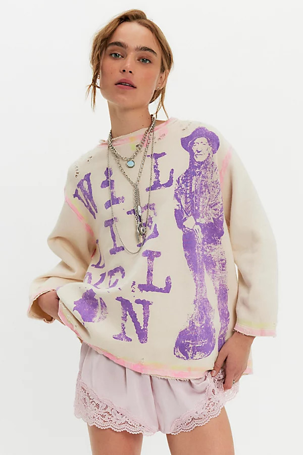 Magnolia Pearl Willie Nelson Always On Sweatshirt | Free People (Global - UK&FR Excluded)