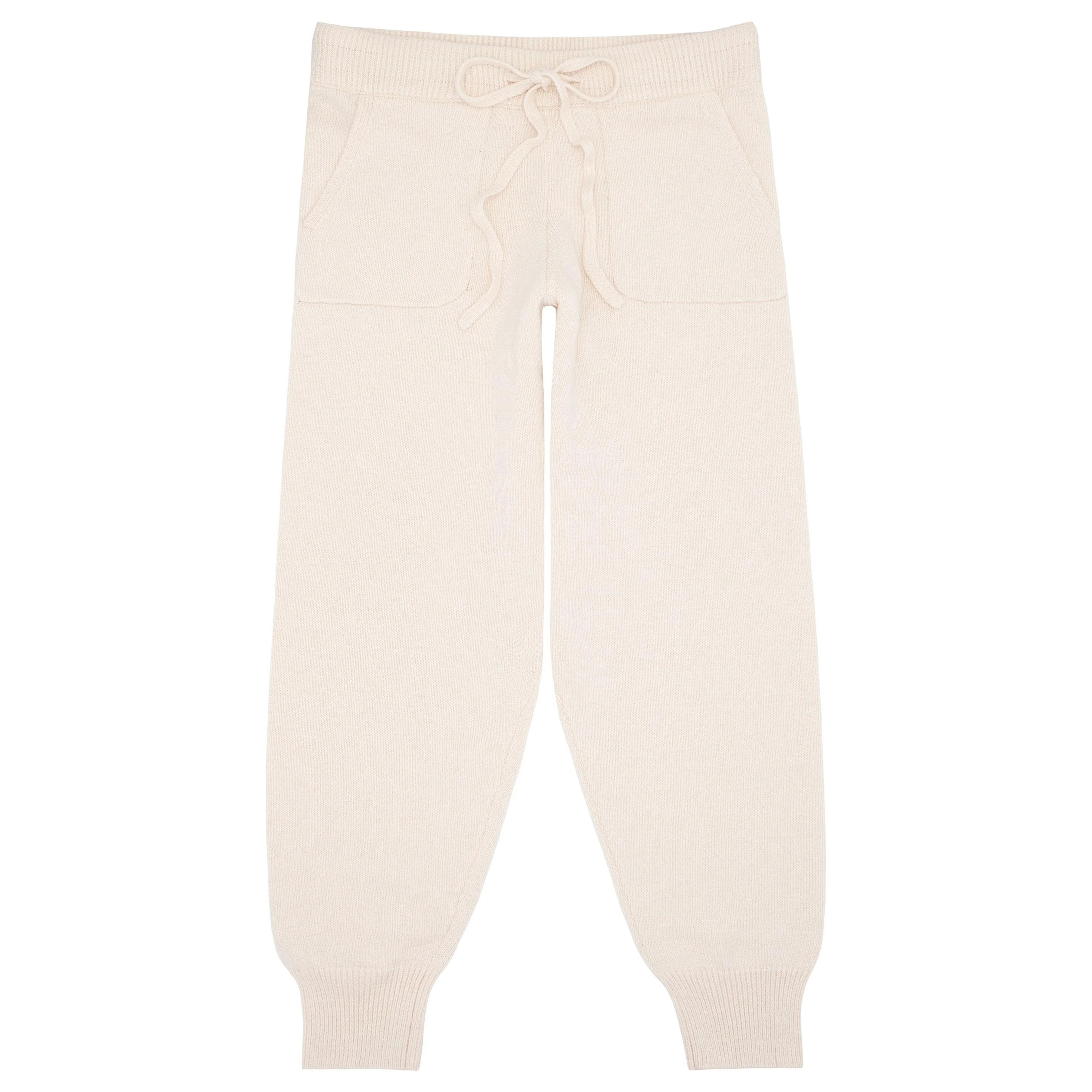 women's cream knit pant | minnow