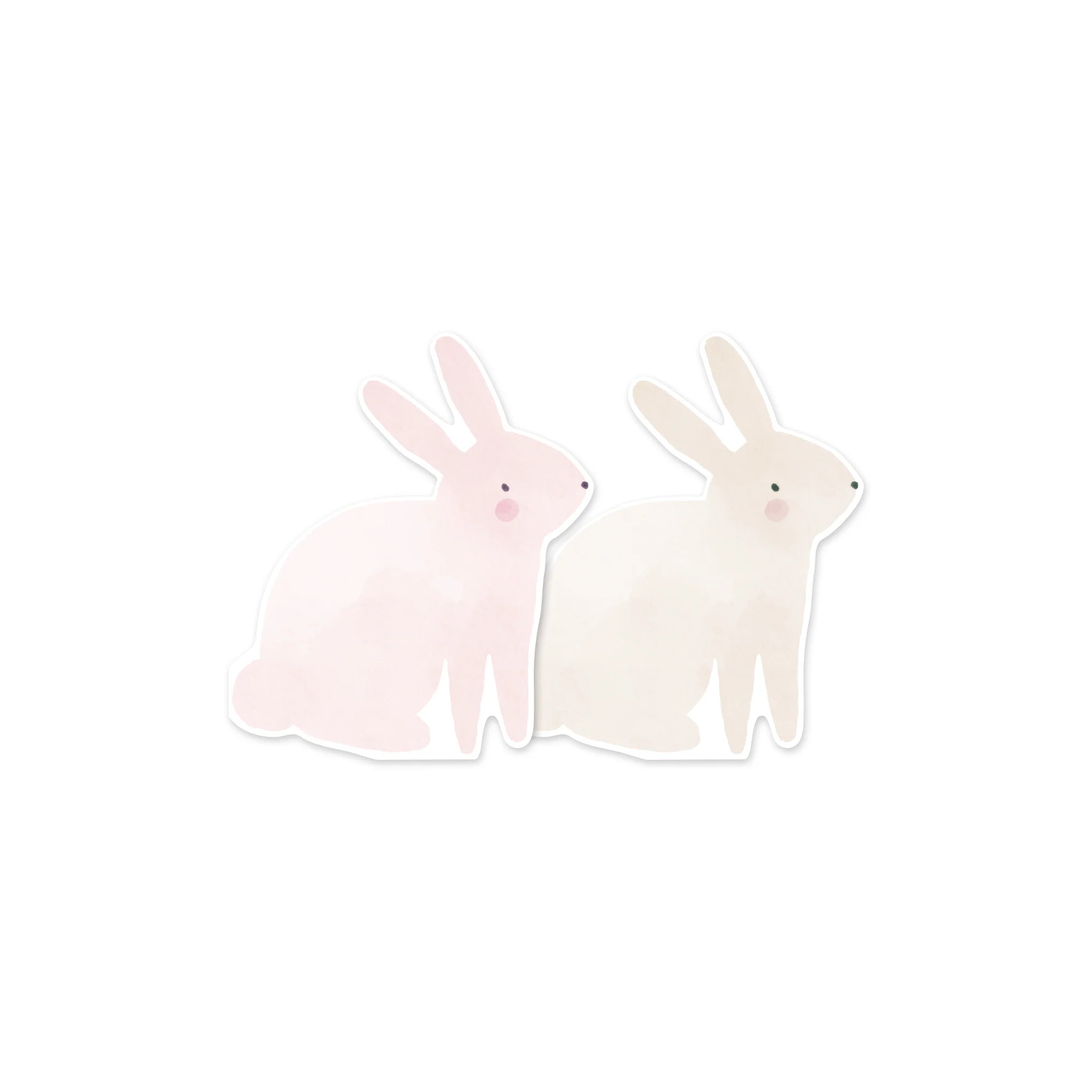 Watercolor Bunny Napkins | My Mind's Eye