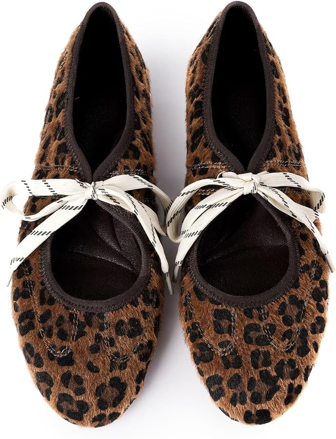 Lace Up Ballet Flats for Women Mary Jane Shoes | Amazon (US)