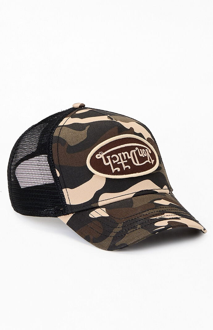 Von Dutch Camo Trucker Hat in Camouflage | PacSun
