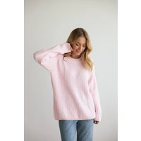 Pink Oversized Pullover Sweater, Warm Sweater For Women, Light Knit Women, Sweater | Etsy (US)