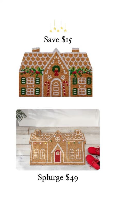 Gingerbread Christmas welcome mat 

#LTKunder50 #LTKSeasonal #LTKHoliday