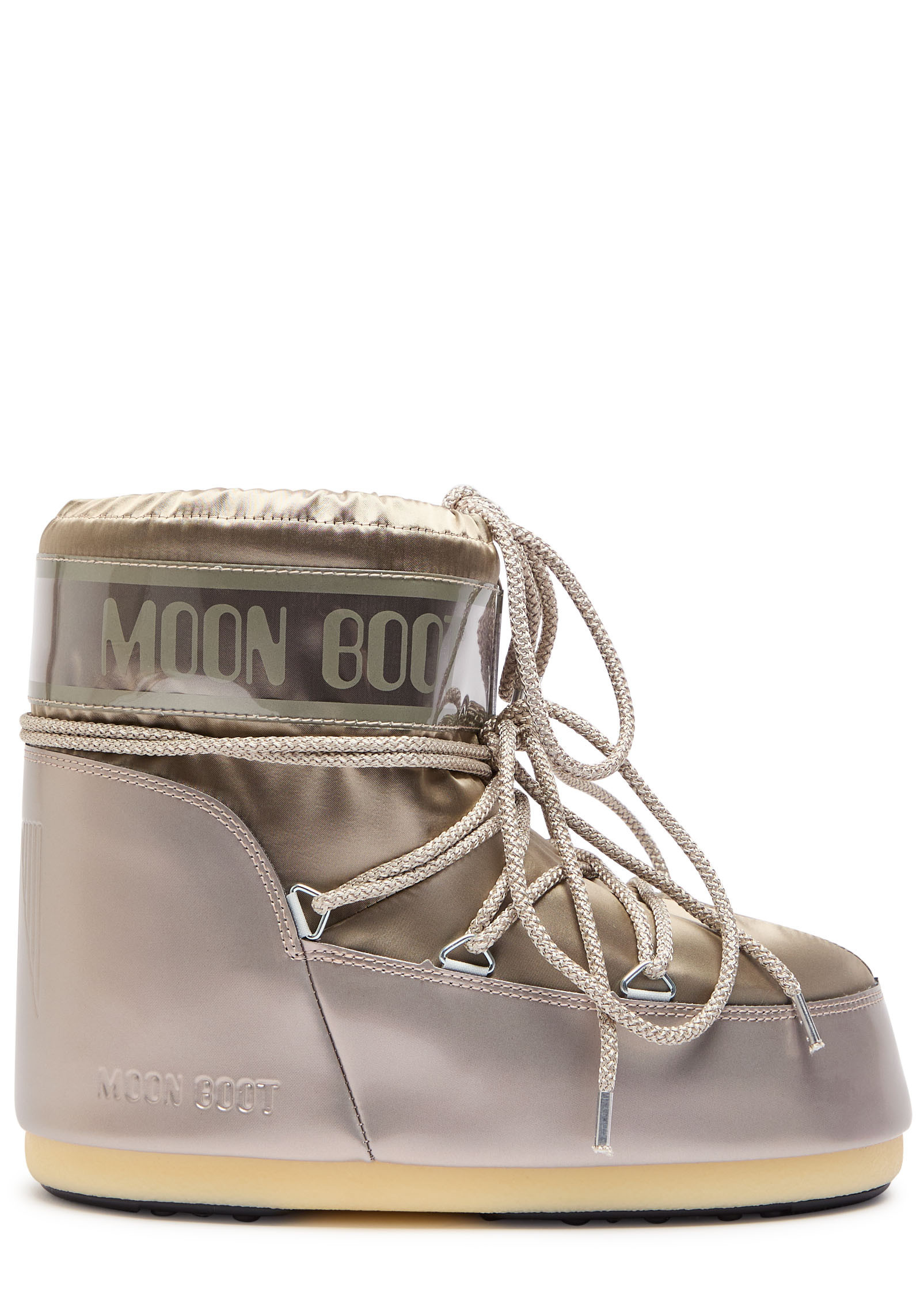 Icon padded metallic satin snow boots | Harvey Nichols