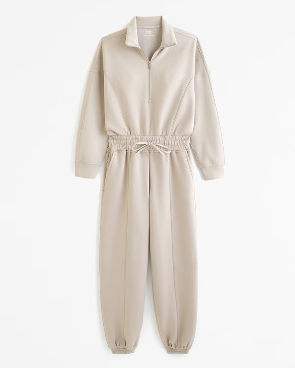 YPB neoKNIT Long-Sleeve Jumpsuit | Abercrombie & Fitch (US)