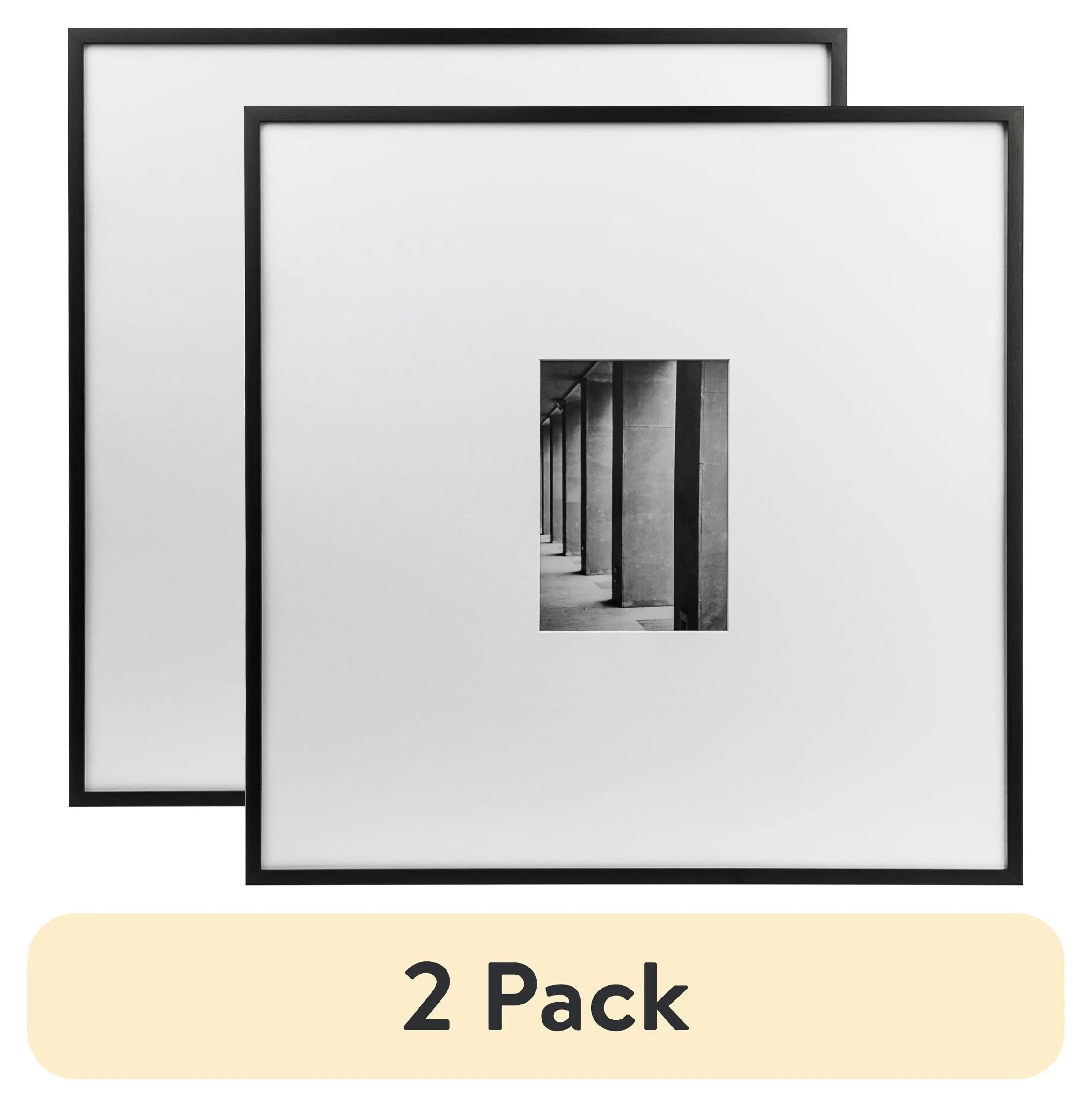 (2 pack) Better Homes & Gardens 18x18 Black Gallery Picture Frame | Walmart (US)