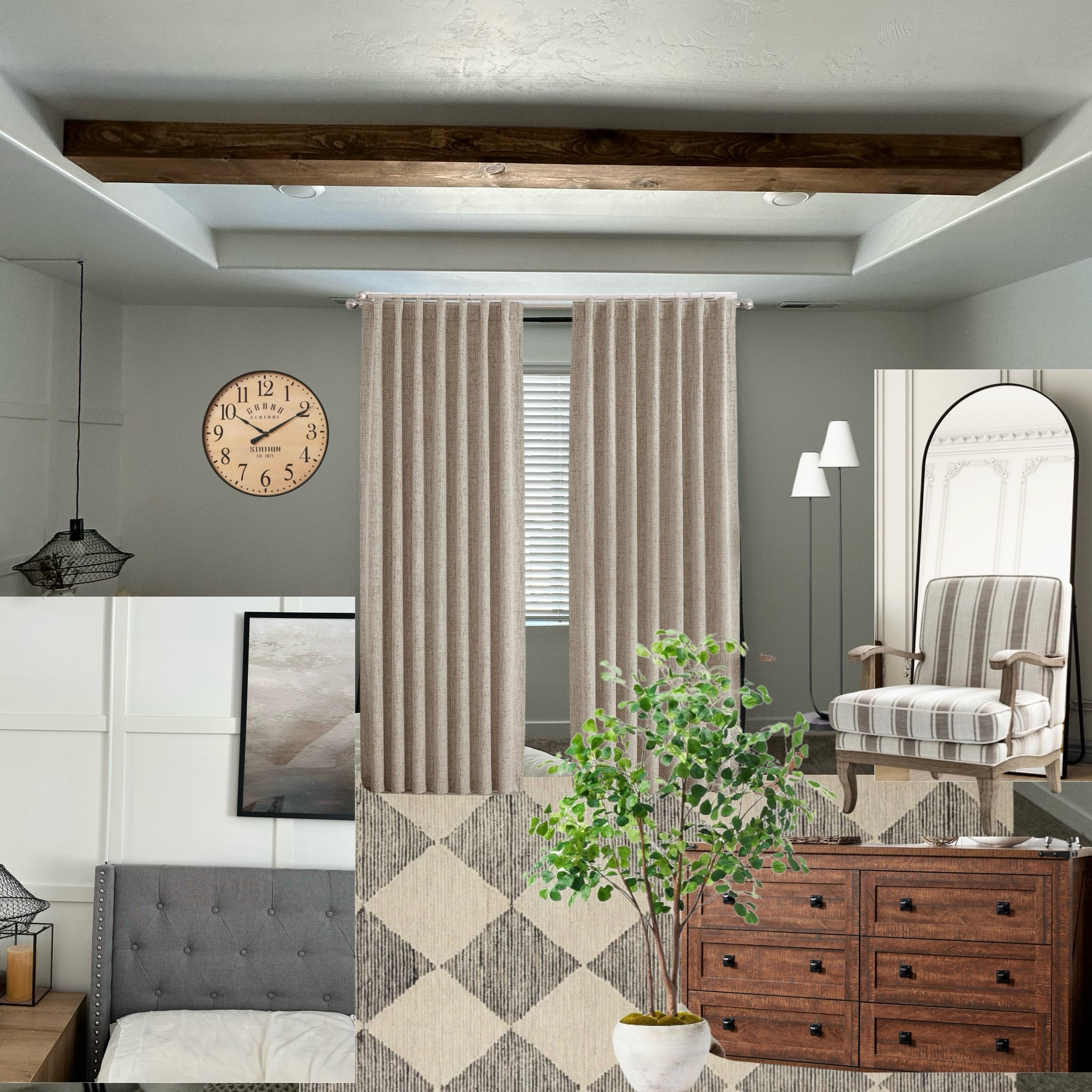 Master bedroom mood board. Working on a new look for our bedroom. 

#LTKover40 #LTKhome #LTKstyletip