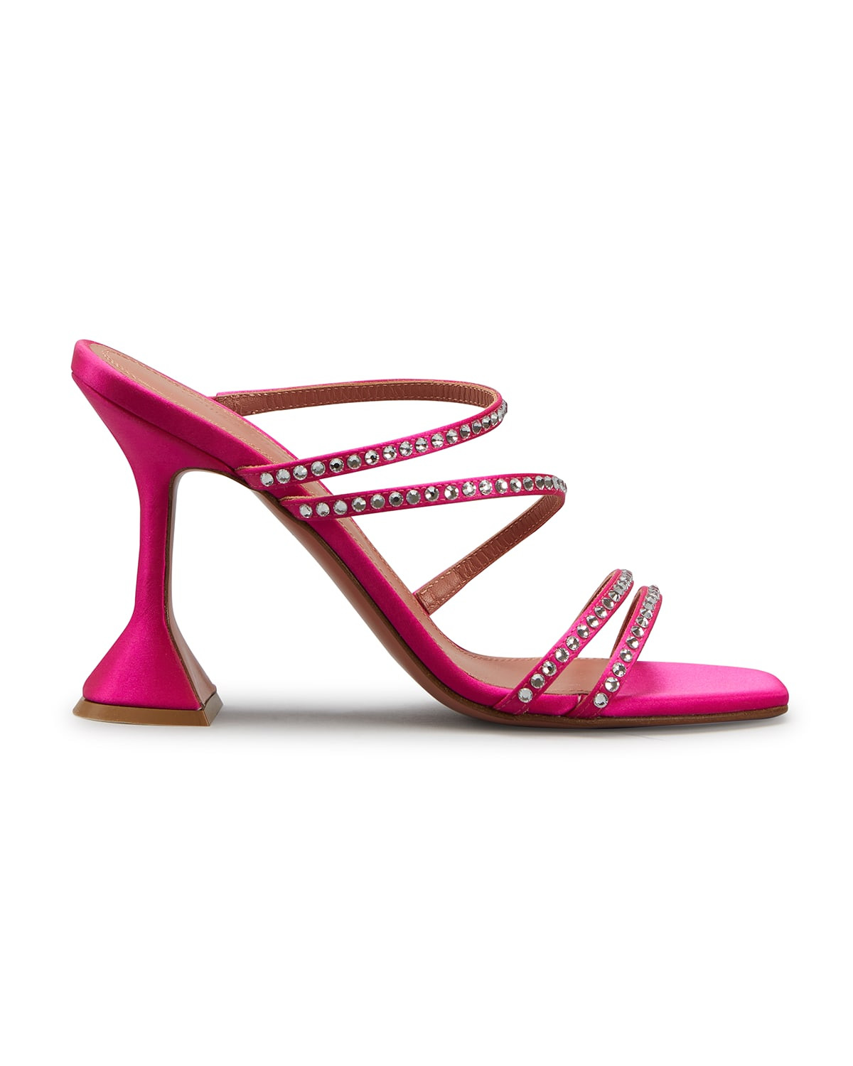 Naima Crystal Stappy Slide Sandals | Neiman Marcus