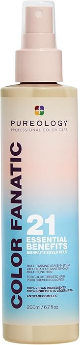 Pureology Leave In Conditioner, Color Fanatic, Heat Protectant Spray, Hair Detangler Spray, Shine... | Amazon (CA)