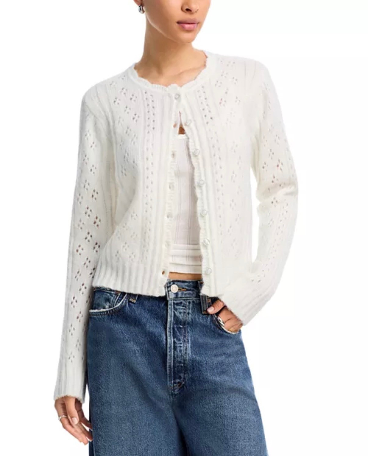 Pointelle cardigan on sale! 

#LTKFindsUnder50 #LTKSaleAlert #LTKStyleTip