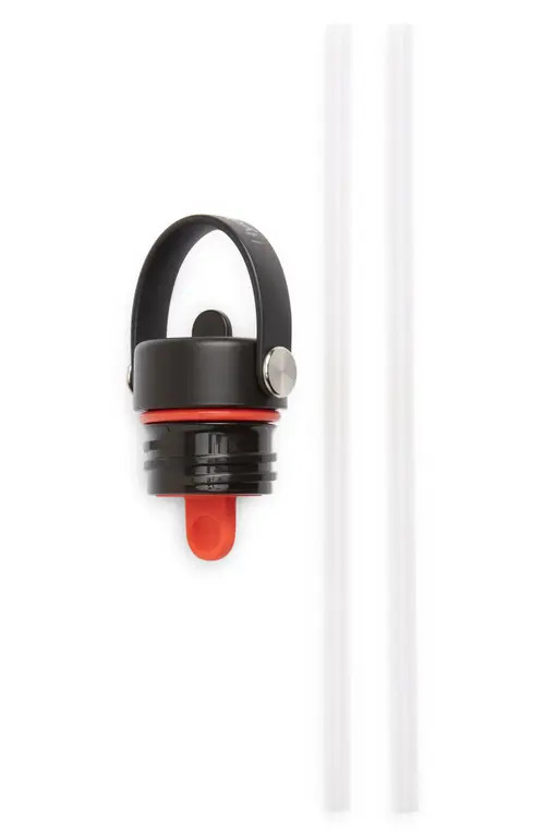 Hydro Flask Standard Flex Cap & Straw in Black at Nordstrom | Nordstrom